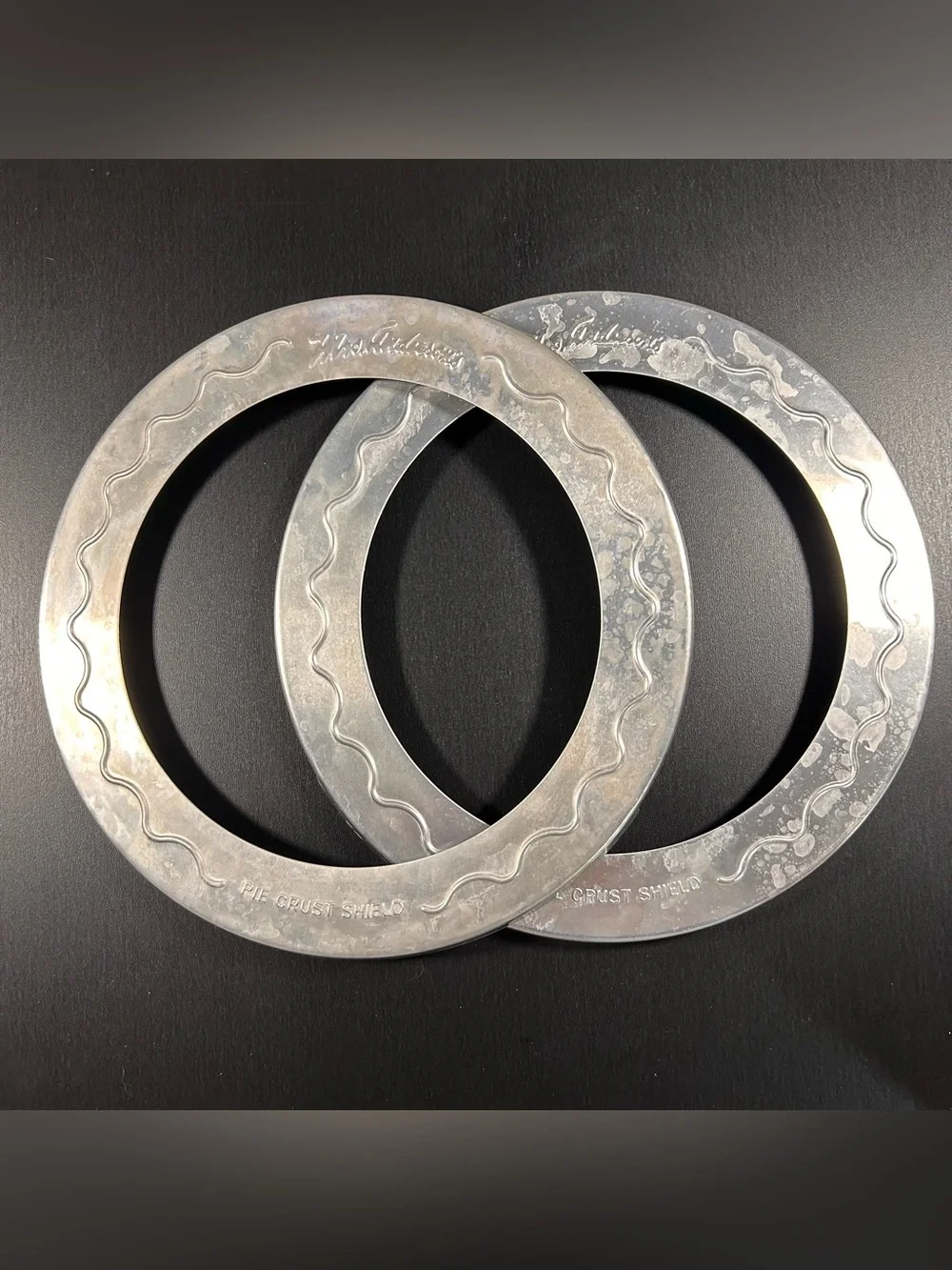 Mrs Andersons Baking Pie Crust Protector Set Of 2 Fits 9.5” & 10” Pie Plates